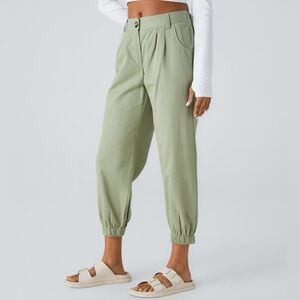 NWT Halara Mid Rise Casual Cotton Joggers with Pockets
